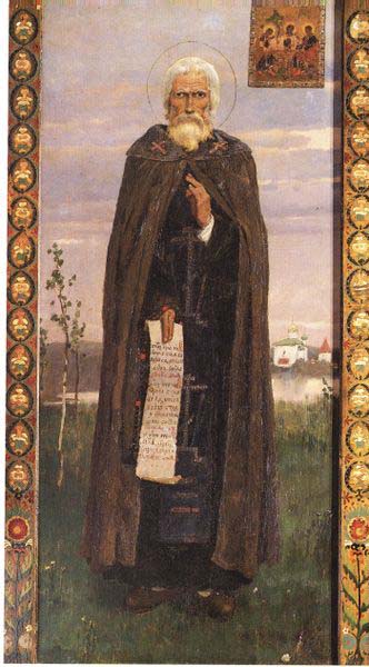 Viktor Vasnetsov Sergius of Radonezh 1882